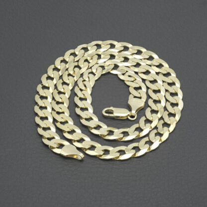 9ct Yellow Gold Curb Chain 20" 8.5mm - Image 5