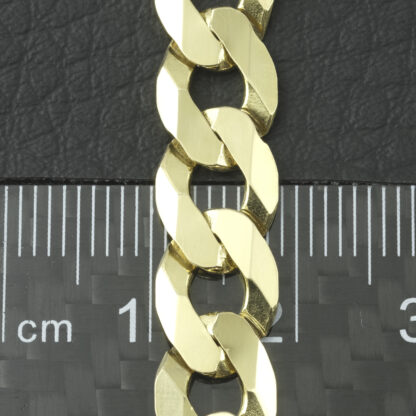 9ct Yellow Gold Curb Chain 20" 8.5mm - Image 2