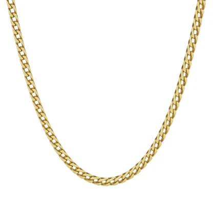 9ct Yellow Gold Franco Chain 25.5" 3mm