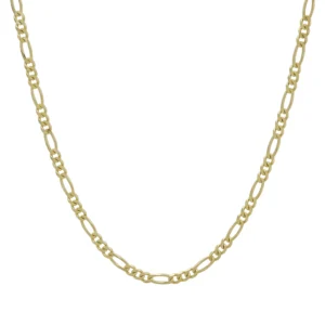 9ct Yellow Gold Figaro Chain 18&#8243; 3mm