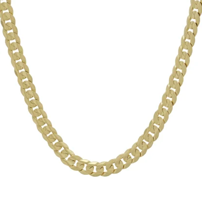 9ct Yellow Gold Curb Chain 23.5" 6mm