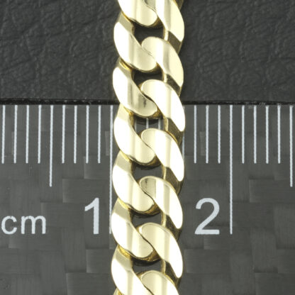 9ct Yellow Gold Curb Chain 23.5" 6mm - Image 2