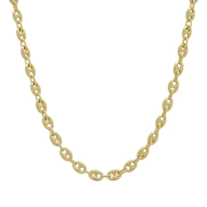9ct Yellow Gold Marina Chain 17.5" 4.5mm