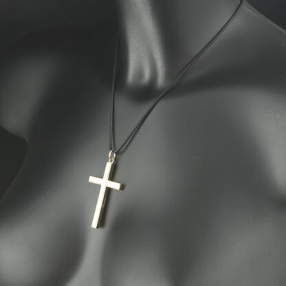9ct Yellow Gold Cross Pendant - Image 2