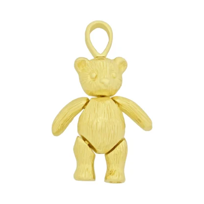 9ct Yellow Gold Teddy Bear Pendant