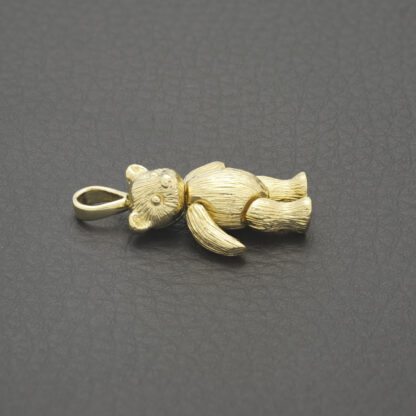 9ct Yellow Gold Teddy Bear Pendant - Image 3