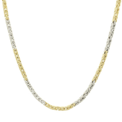 14ct Yellow & White Gold King Chain 22" 2.5mm
