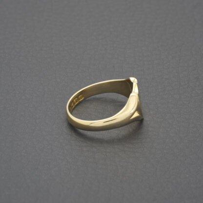 18ct Yellow Gold Signet Ring - Image 4