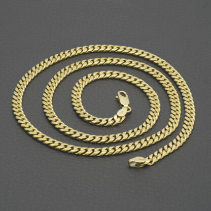 18ct Yellow Gold Curb Chain 22.5" 4.5mm - Image 2