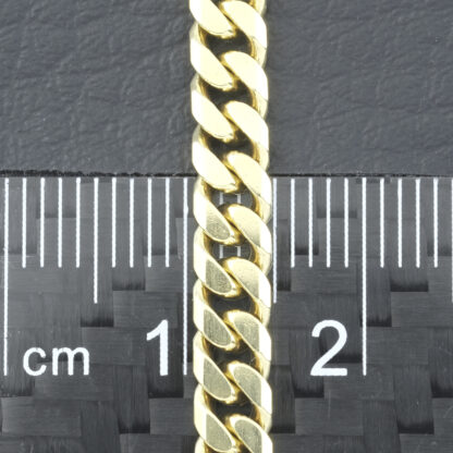 18ct Yellow Gold Curb Chain 22.5" 4.5mm - Image 3