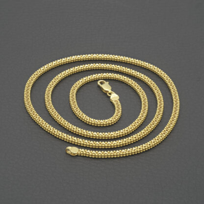 22ct Yellow Gold Fancy Link Chain 22" 3mm - Image 2