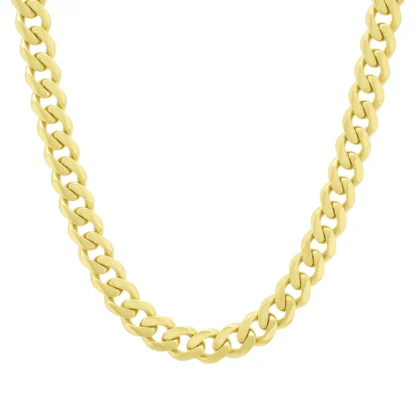 9ct Yellow Gold Cuban Chain 26" 7.5mm