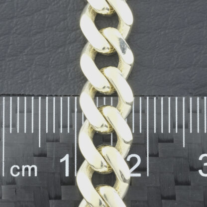9ct Yellow Gold Cuban Chain 26" 7.5mm - Image 5