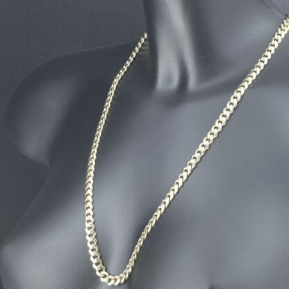 9ct Yellow Gold Cuban Chain 26" 7.5mm - Image 4