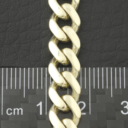 9ct Yellow Gold Cuban Bracelet 7.5" 7.5mm - Image 2