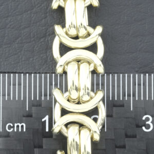 9ct Yellow Gold Byzantine Chain 24″ 10mm