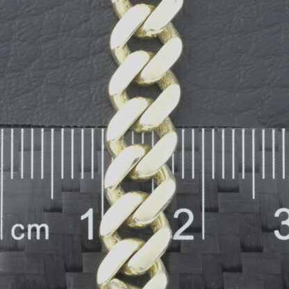 9ct Yellow Gold Cuban Chain 24" 7.5mm - Image 3