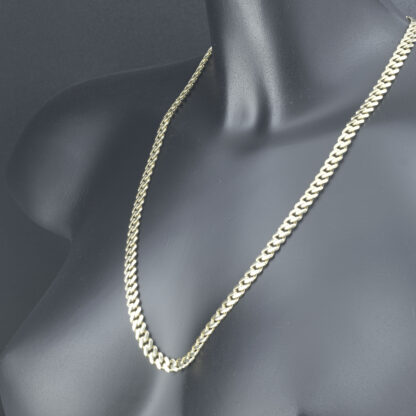9ct Yellow Gold Cuban Chain 24" 7.5mm - Image 4