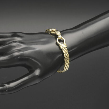 9ct Yellow Gold Loop Bangle - Image 3