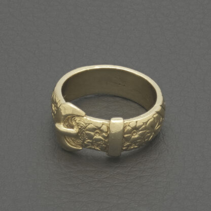 9ct Yellow Gold Buckle Ring - Image 2