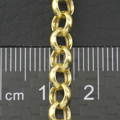 9ct Yellow Gold Belcher Chain 18" 5.5mm - Image 2