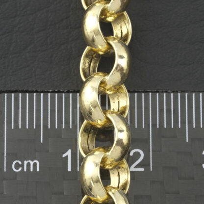 9ct Yellow Gold Belcher Chain 24" 8mm - Image 2