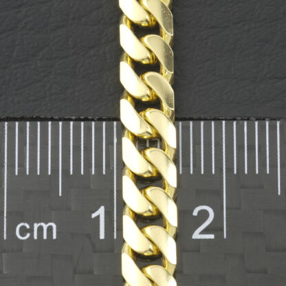 9ct Yellow Gold Curb Chain 19.5" 5mm - Image 2