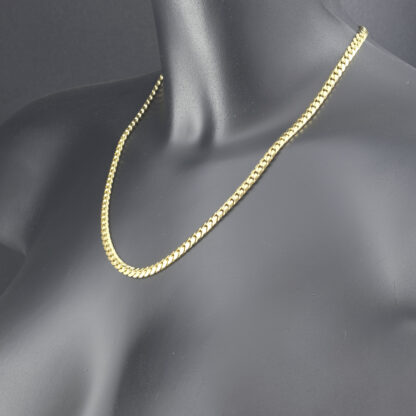 9ct Yellow Gold Curb Chain 19.5" 5mm - Image 4