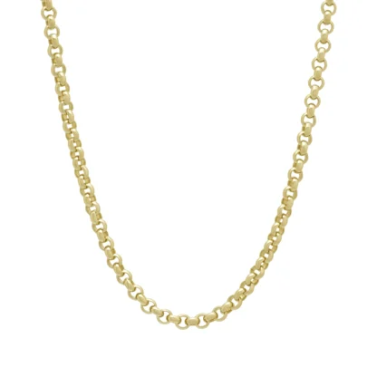 9ct Yellow Gold Belcher Chain 32.5" 4.5mm