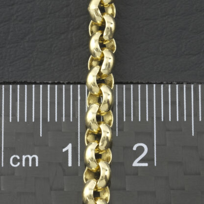 9ct Yellow Gold Belcher Chain 32.5" 4.5mm - Image 2
