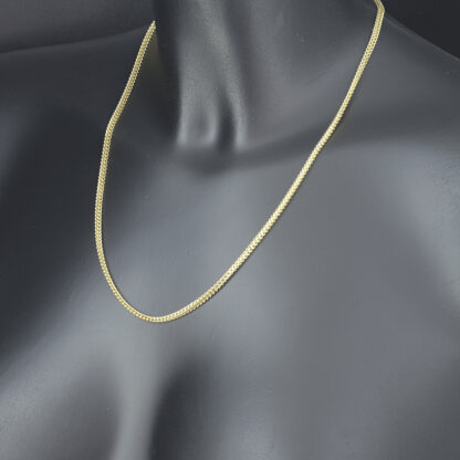 9ct Yellow Gold Franco Chain 20" 2.5mm - Image 4