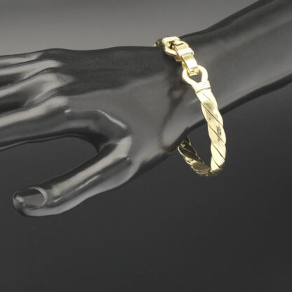 9ct Yellow Gold Loop Bangle - Image 3