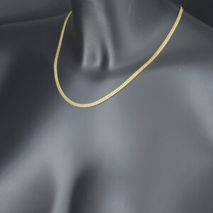 9ct Yellow Gold Curb Chain 18&#8243; 3.5mm