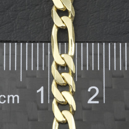 18ct Yellow Gold Figaro Chain 19.5" 4mm - Image 3