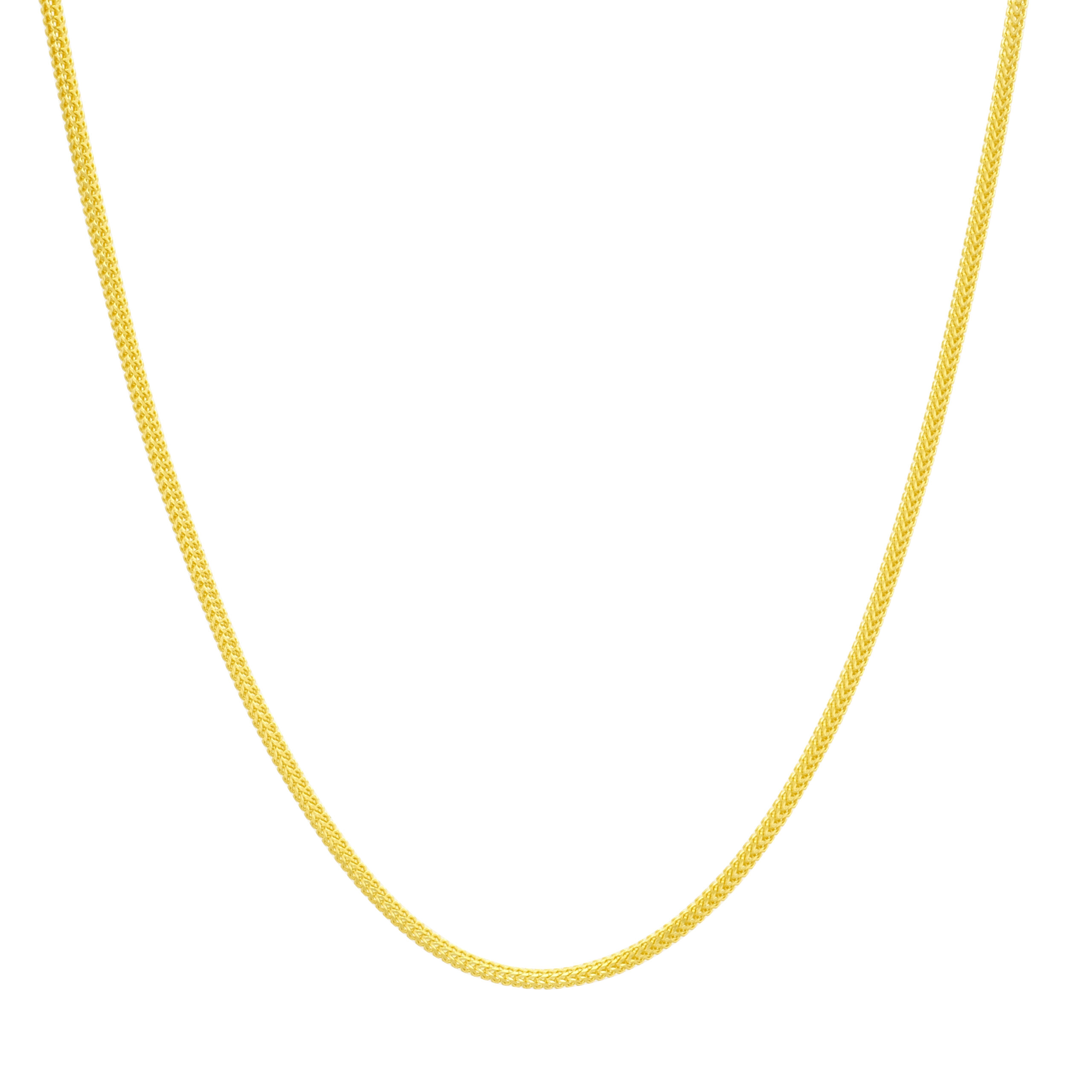 22ct Yellow Gold Franco Chain 20" 1.5mm