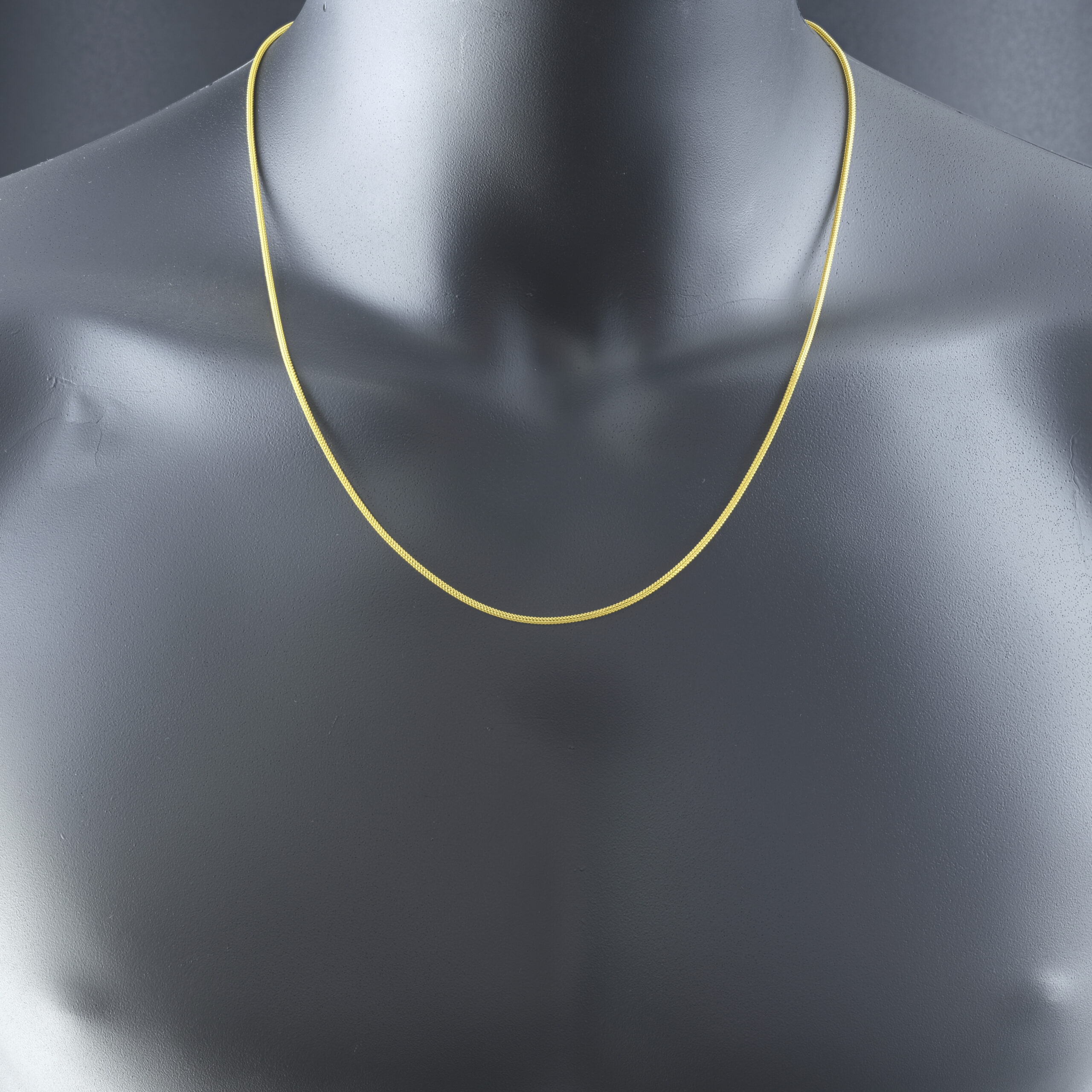 22ct Yellow Gold Franco Chain 16" 1.5mm - Image 3