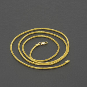 22ct Yellow Gold Franco Chain 22&#8243; 1.5mm