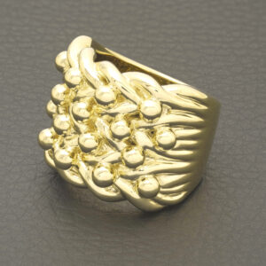 9ct Yellow Gold Keeper Ring