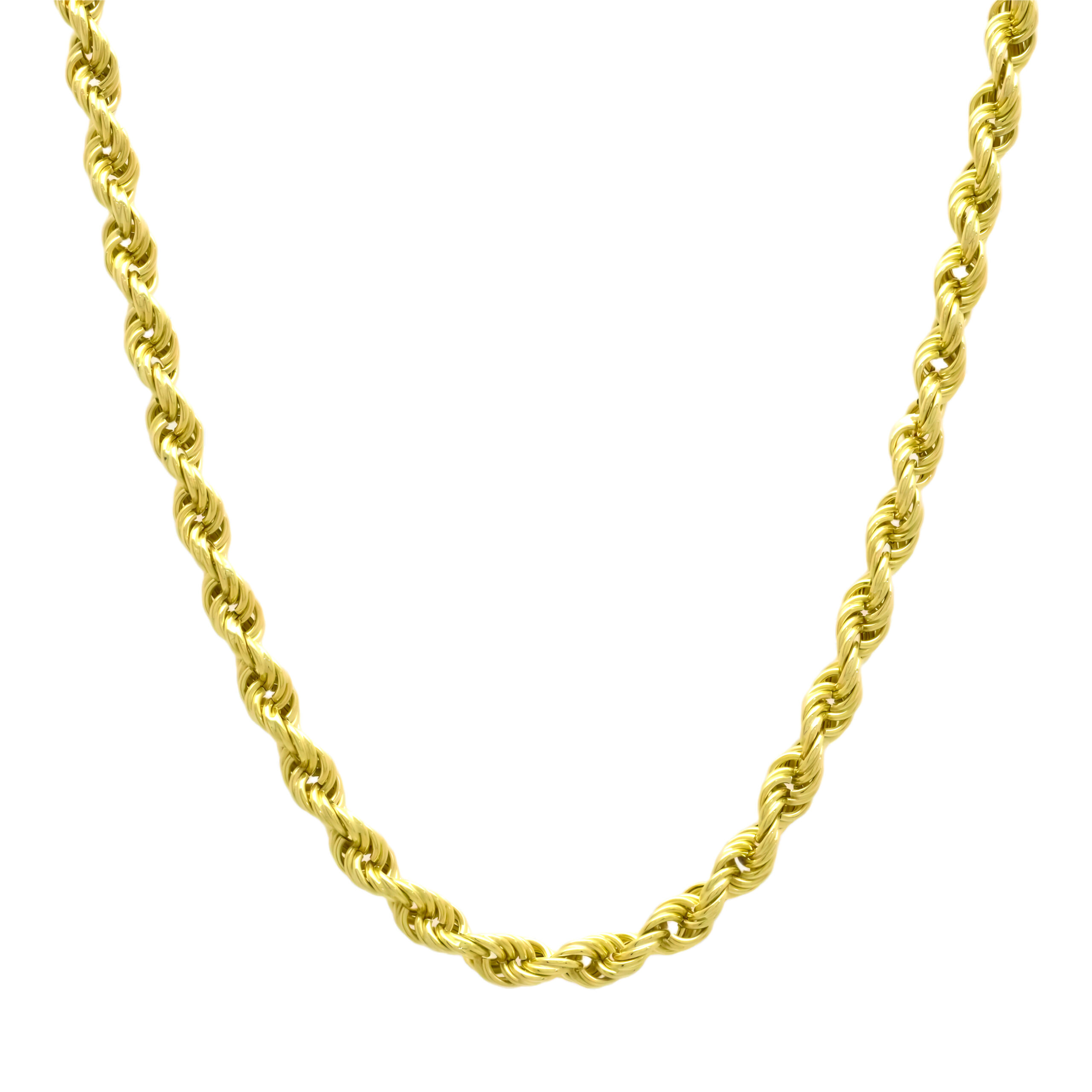 9ct Yellow Gold Rope Chain 22.5" 5.5mm