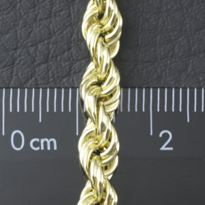 9ct Yellow Gold Rope Chain 22.5&#8243; 5.5mm