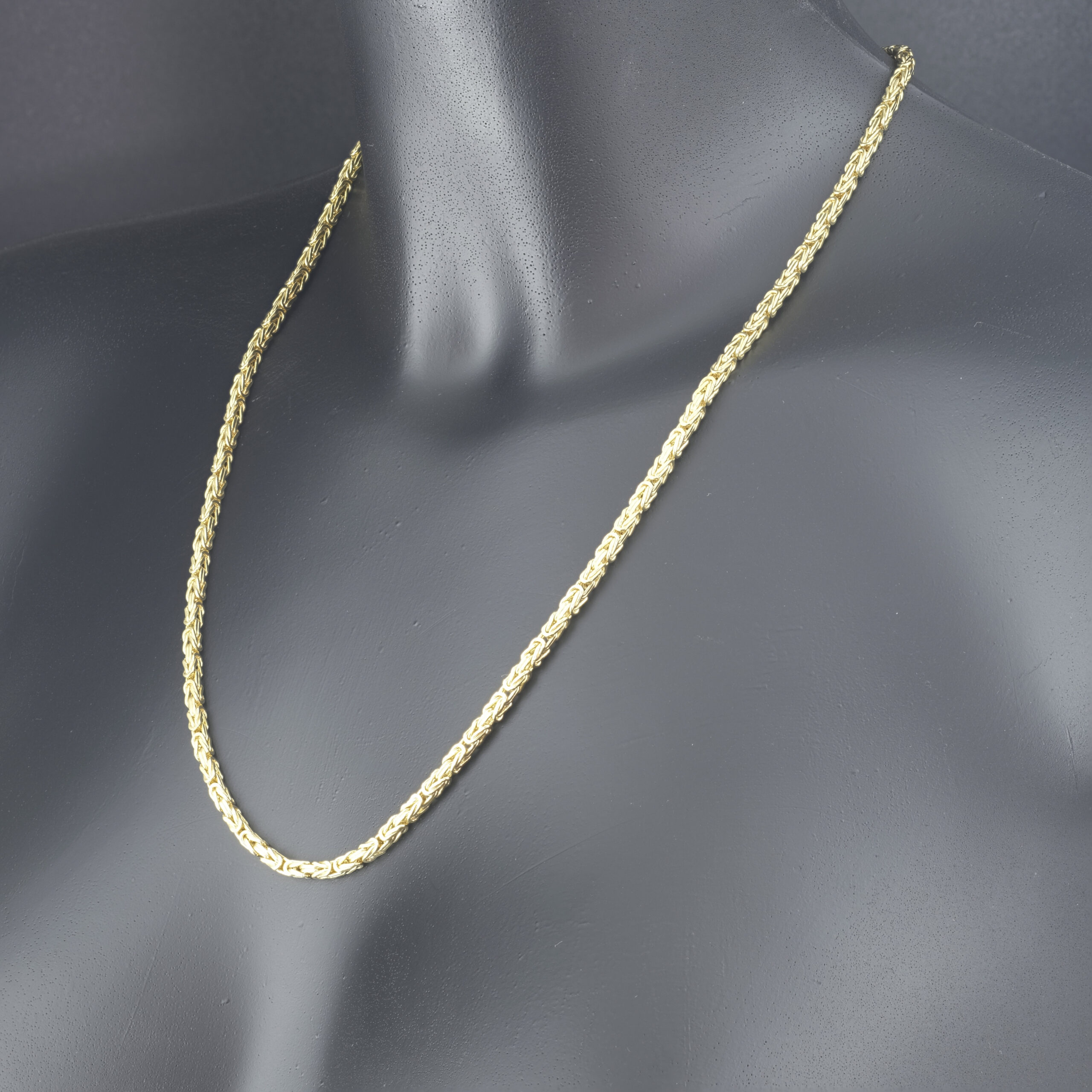9ct Yellow Gold King Chain 22" 3mm - Image 4