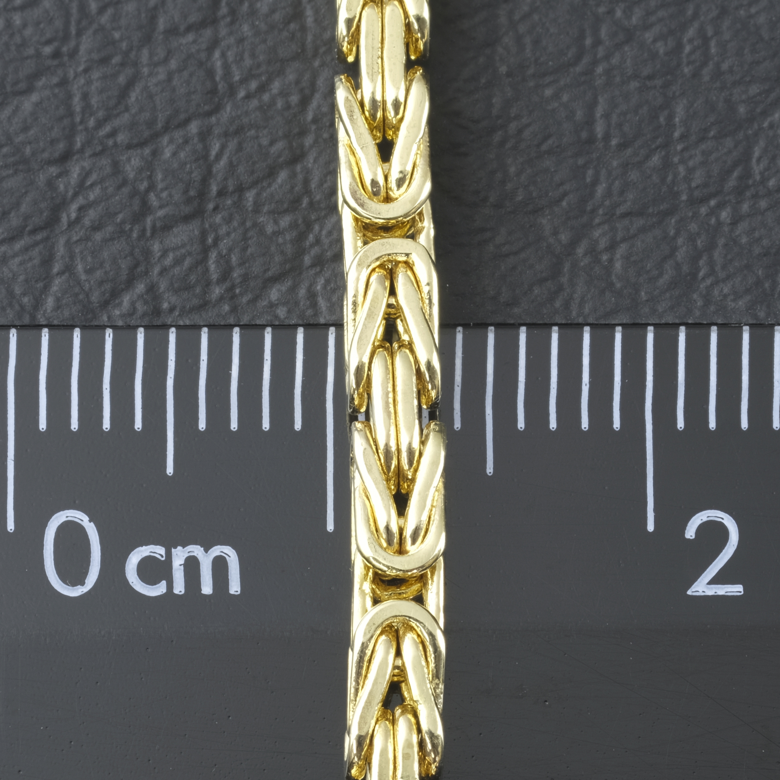 9ct Yellow Gold King Chain 22" 3mm - Image 2