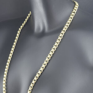 9ct Yellow Gold Roller Ball Chain 29.5&#8243; 8.5mm