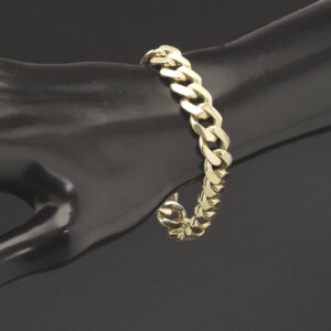 9ct Yellow Gold Cuban Bracelet 7″ 11mm