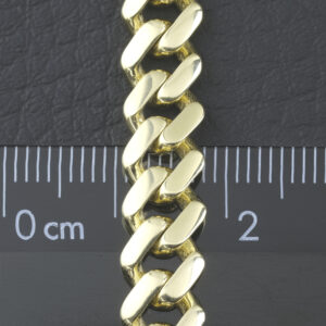 9ct Yellow Gold Cuban Bracelet 7.5&#8243; 7.5mm