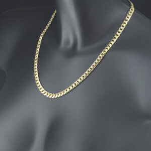 9ct Yellow Gold Curb Chain 20&#8243; 6.5mm