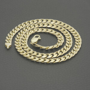 9ct Yellow Gold Curb Chain 20&#8243; 6.5mm