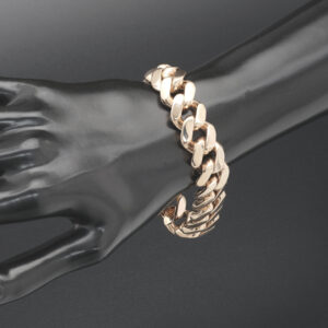 9ct Rose Gold Cuban Bracelet 8&#8243; 16mm