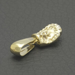 9ct Yellow Gold Gemstone Boxing Glove Pendant
