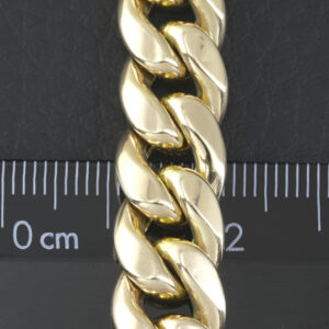 10ct Yellow Gold Curb Chain 28&#8221; 10.5mm